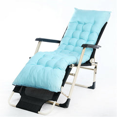 Folding Chaise Lounge Cushion Pad Rocking Recliner Break Chair Sofa Cushion