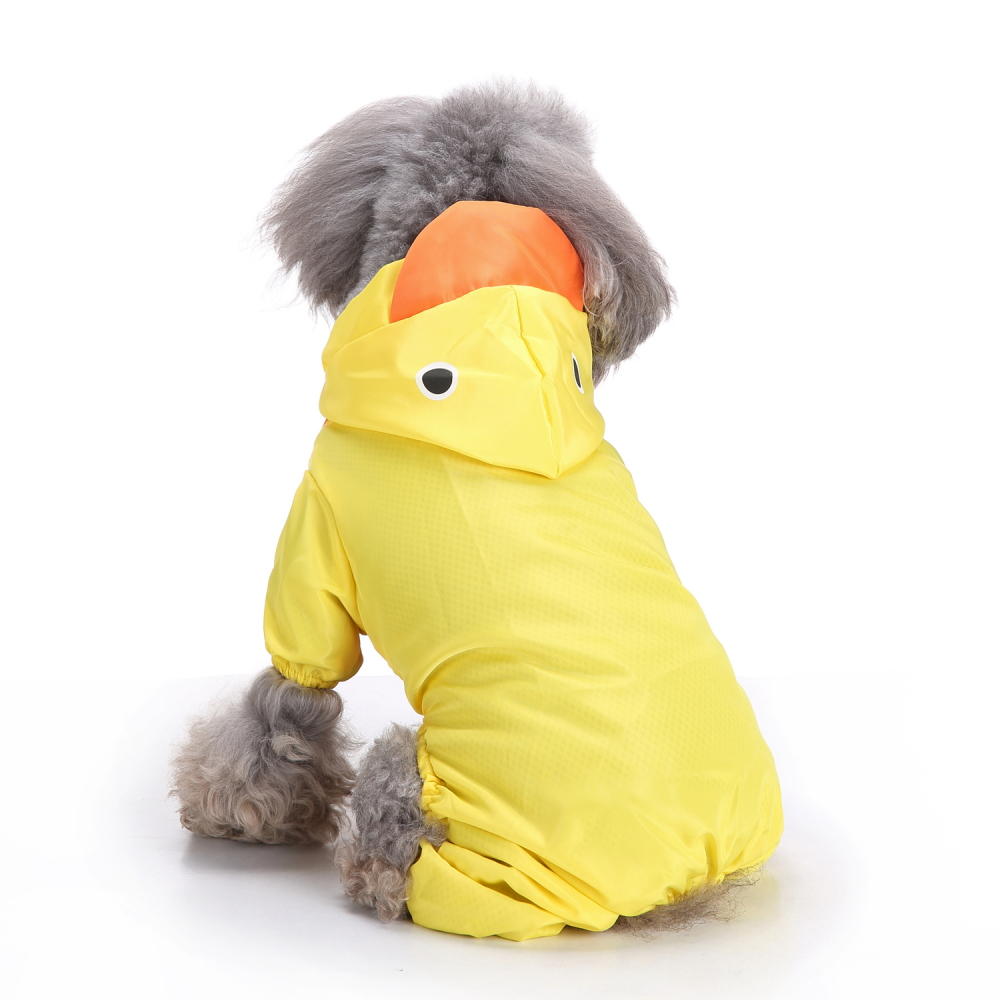 Dog Lovely Duck Aniamls Raincoat Dog Outdoor Jacket Waterproof and Comfurtable