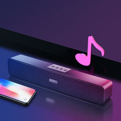 Smart Soundbar Wireless bluetooth Speaker Home Theatre Echos Wall TV Desktop Speakers 1200mAh Battery USB AUX TF Card