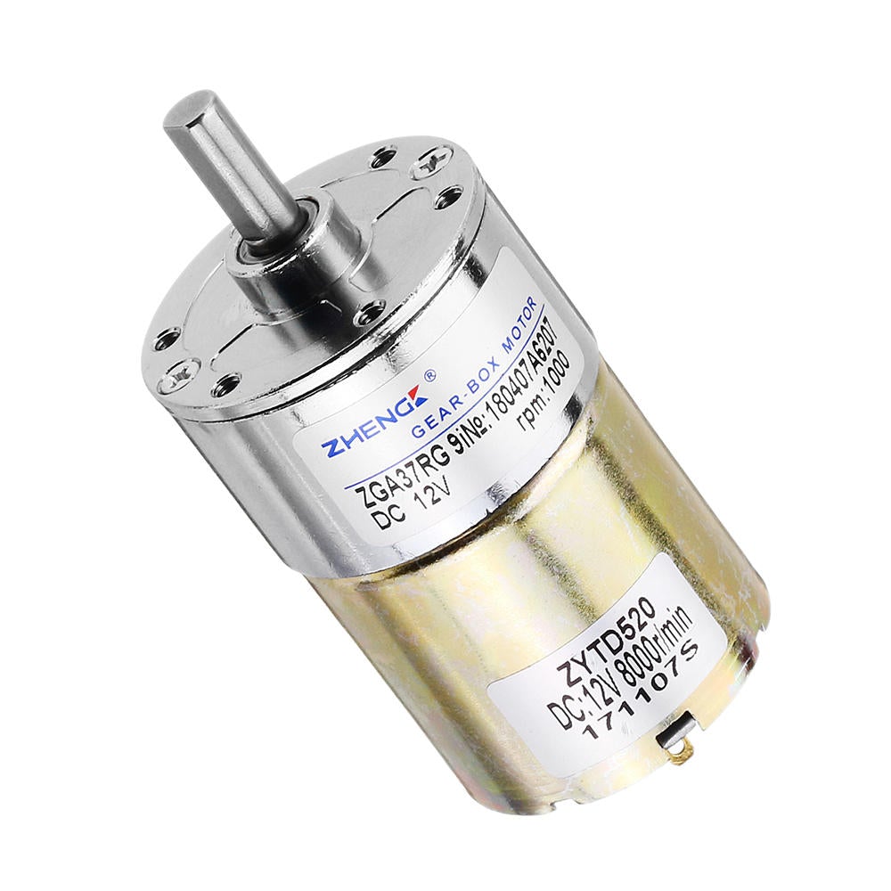 12V 1000RPM Reduction Motor DC Gear