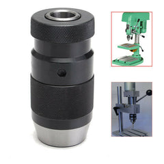 1-16mm Alloy Self-locking Click Keyless Drill Chuck Adapter For CNC Milling Drilling Lathe