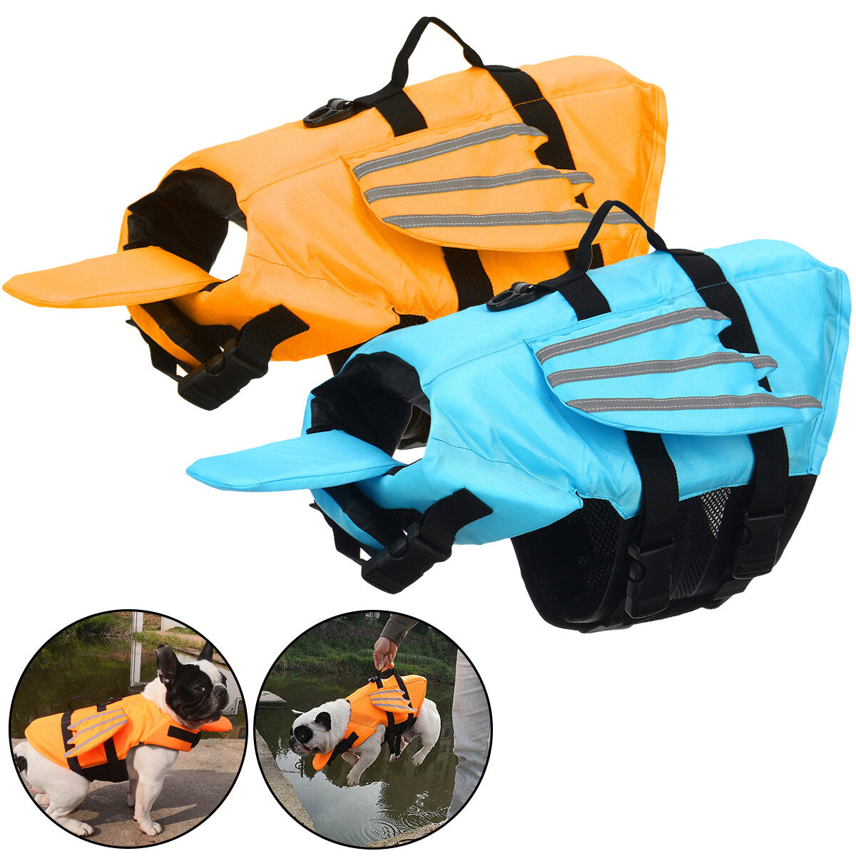 Dog Life Jacket Pet Safety Life Vests Buoyancy Aid Float Reflective Swimming Safety Dog Vest Puppy Supplies