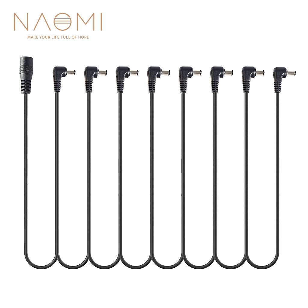 1 To 8 Daisy Chain Cable Multi-interface Connecting 8 Way Daisy Chain Cord Guitar Effect Pedals Power Supply Cable