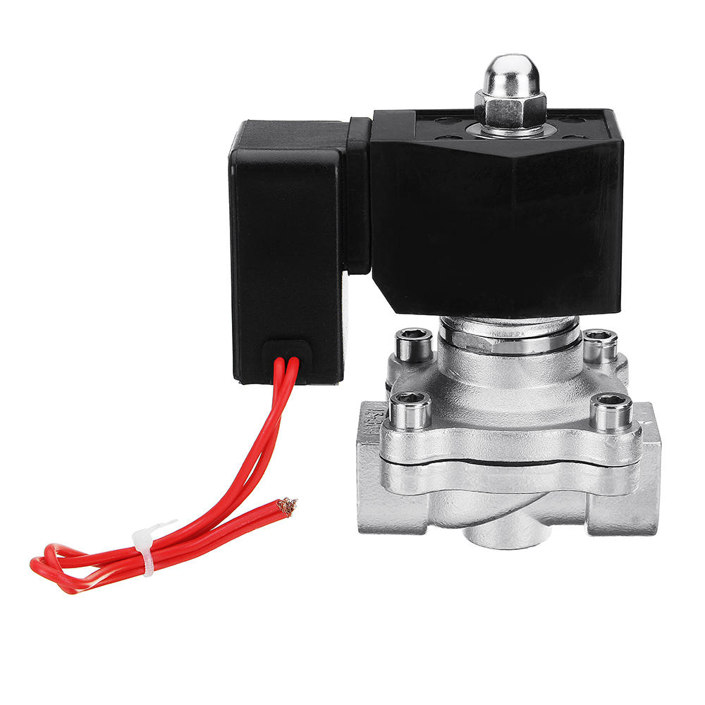 1/2" AC220V Normally Closed Stainless Steel Energy Saving Electric Solenoid Valve Direct Motion