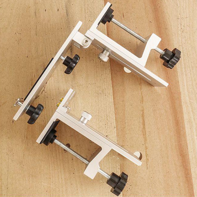 Adjustable Rail Lift Clamps with Sliding Tenon for Various Table Heights