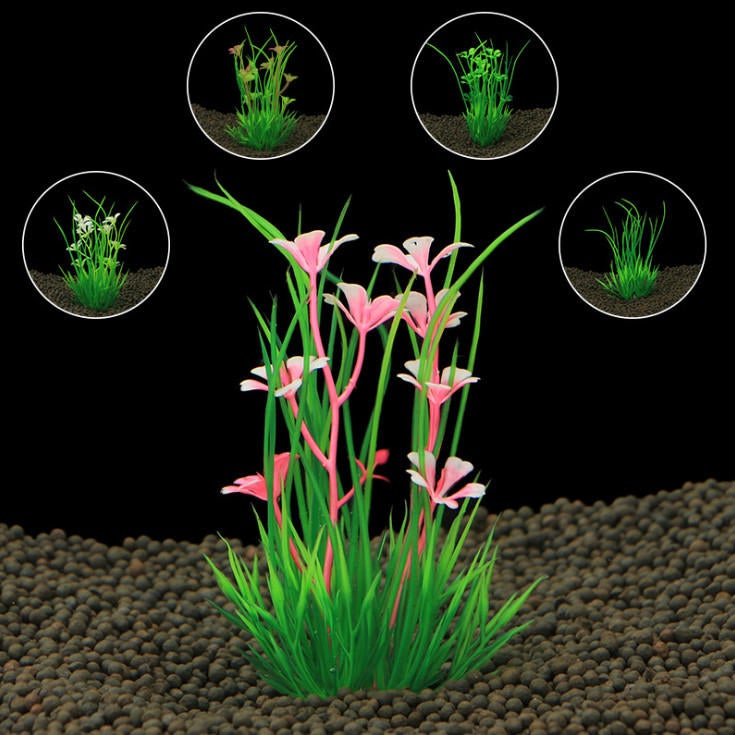 Artificial Plastic aquarium plants Grass for aquarium background FishTank Ornament Decorations