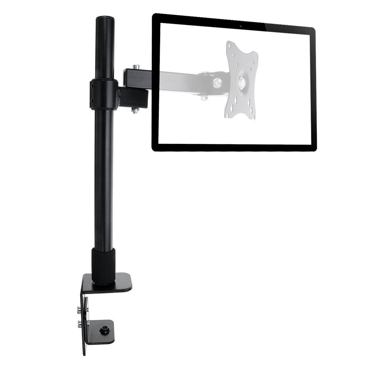 Single Arm Desk Mount LCD Computer Monitor Bracket Clamp Stand 14-27 inch Screen TV Bracket