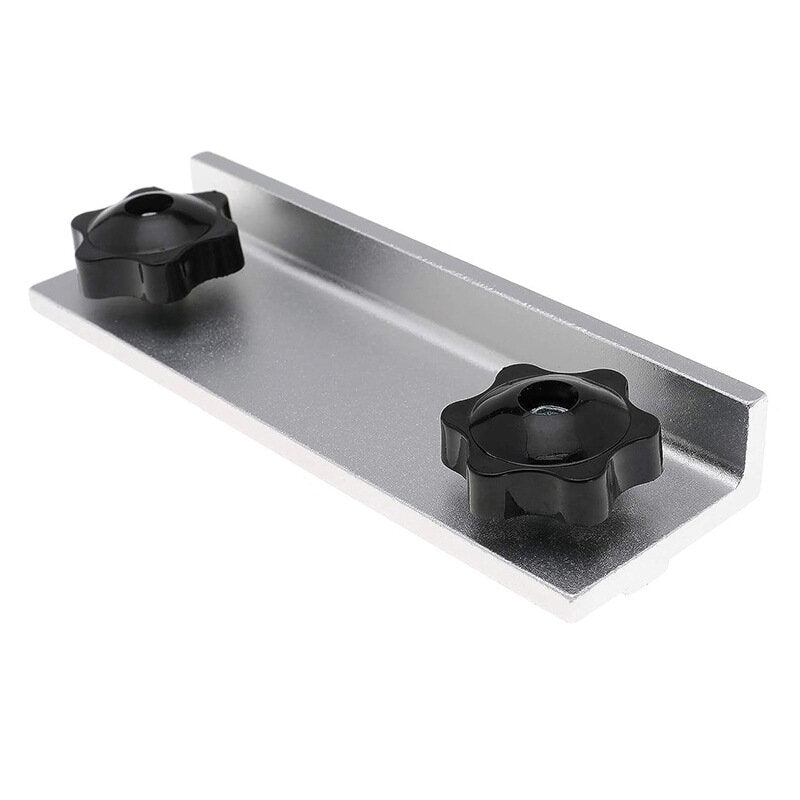 Aluminum Alloy T-Track Stop Kit with Knobs for Woodworking