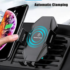 15W Wireless Car Charger Stand for Ulefone Power Armor 18/18T Ultra