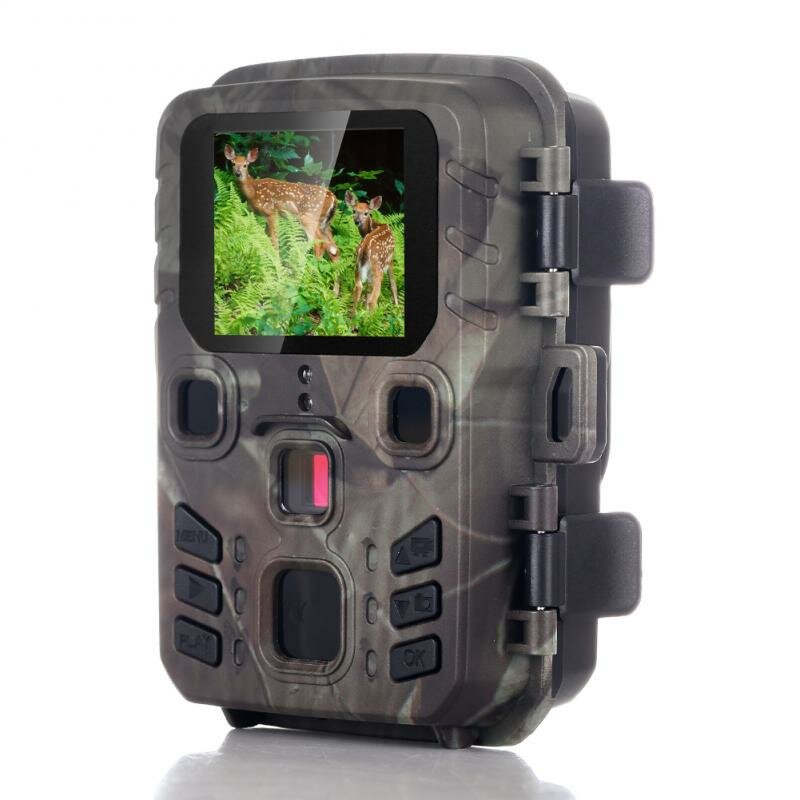 Mini16MP 1080P IP65 Waterproof Hunting Trail Camera Outdoor Night Vision Scouting Surveillance Wildlife Camera with PIR Sensor