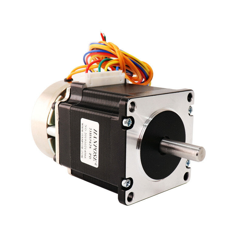 57 Stepper Motor Brake Integrated Two-phase Hybrids Adjustable Speed Motor Power-off Brake Self-locking Function