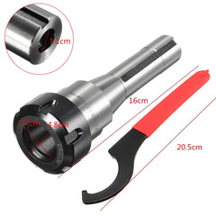 Precision R8 ER32 7/16 Collet Chuck Holder CNC Milling Tool With Wrench