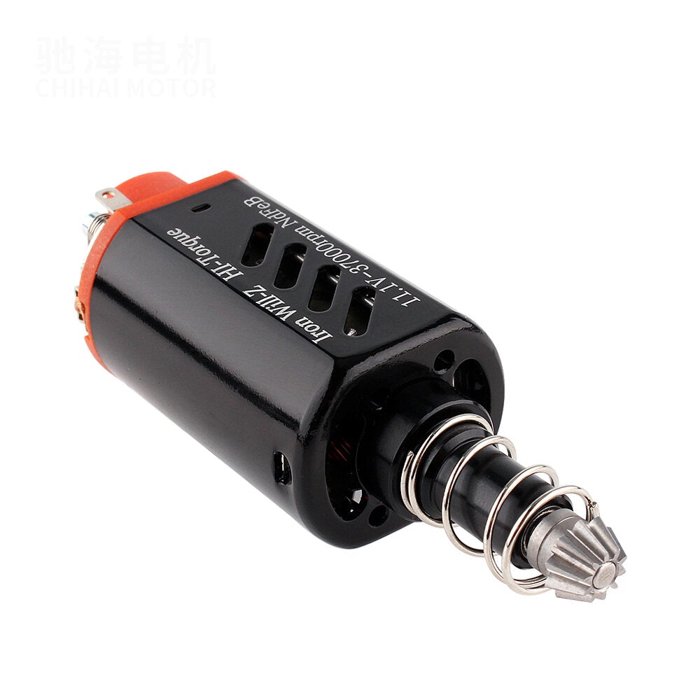 Gear Motor DC 11.1V 37000rpm High Torque Gear Motor High Speed Long Shaft Airsoft Motor