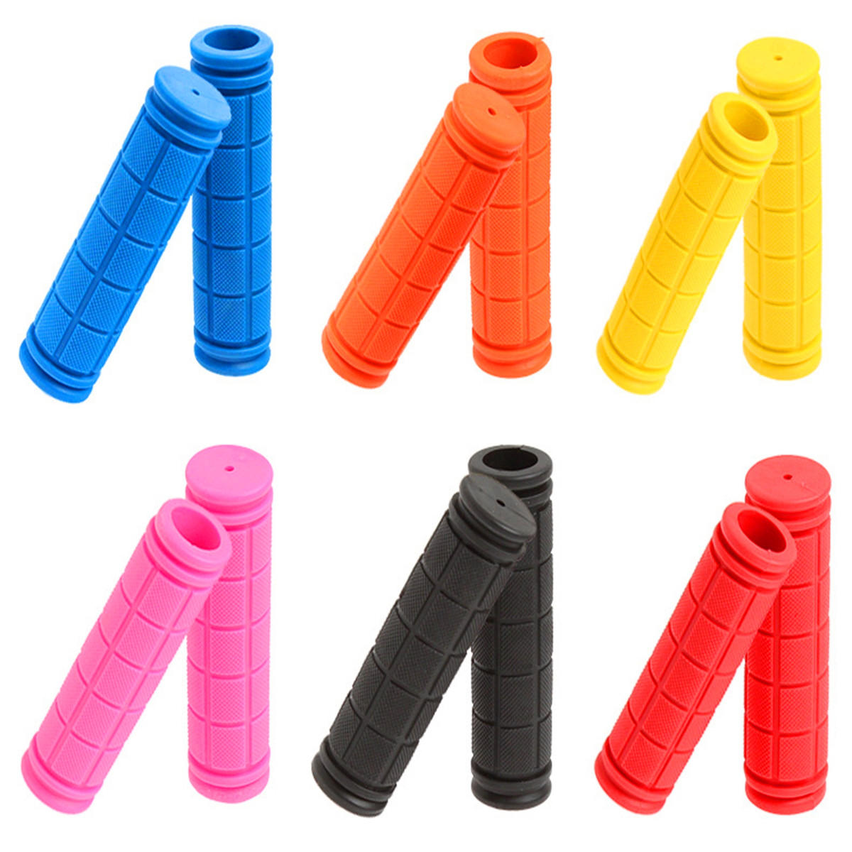 Cycling Bike Bicycle MTB Fixie Lock-on Fixed Gear Rubber Handlebar Grips