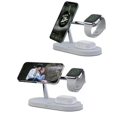 3-in-1 Wireless Charger Stand for iPhone 15/14/13/12 Pro, Samsung, Apple Watch