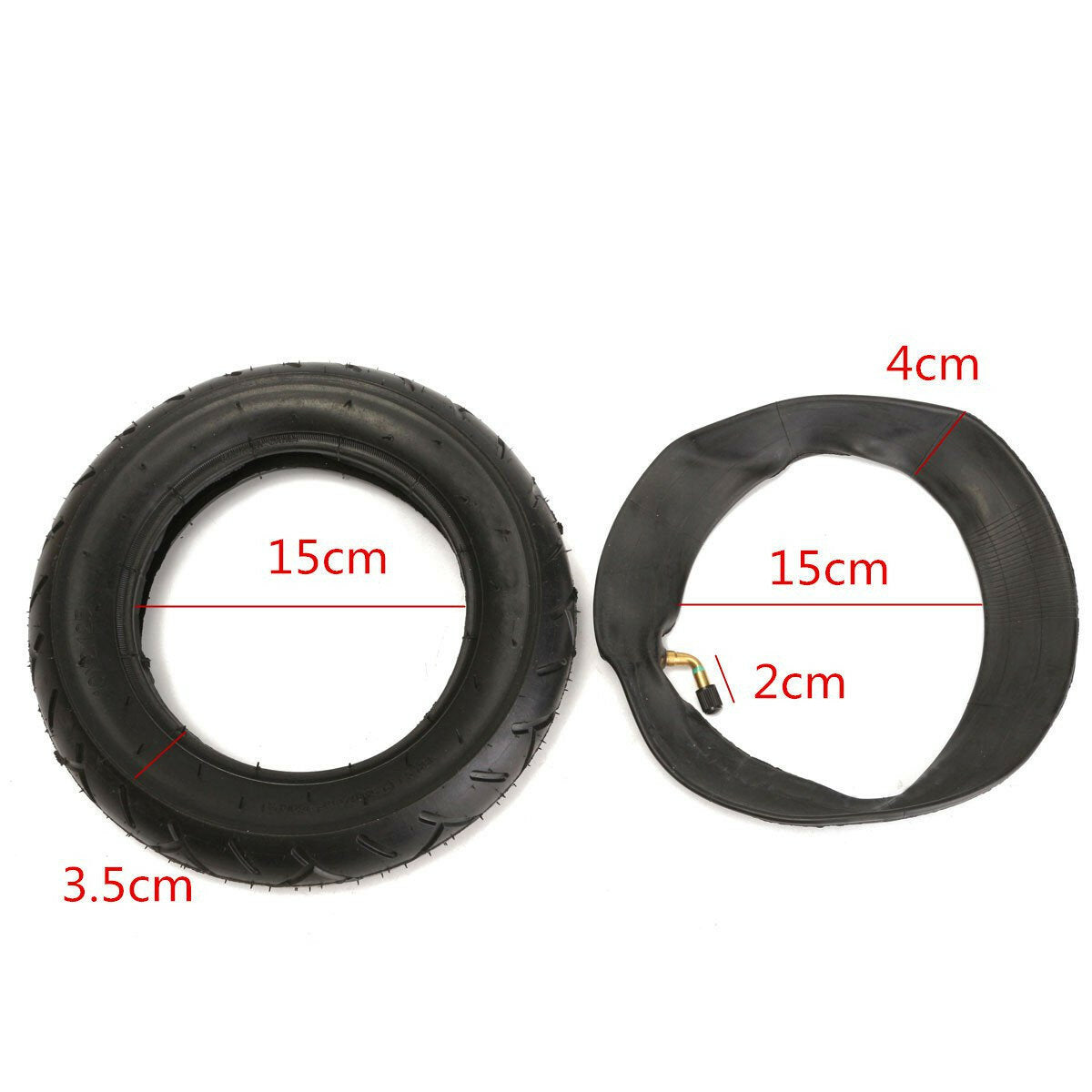 10 x 2.125'' Electric Scooter Tire + Inner Tube Scooter Wheels for Balancing Scooter