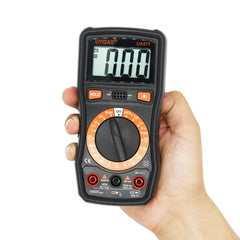 LCD Voltmeter Ammeter Multimeter Temperature Diode Tester with Temperature Measurement