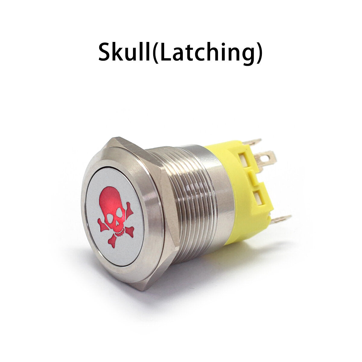 Universal 22mm LED Momentary Latching Metal Switchs Horn Push Button Car Boat