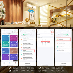 WiFi Tuya Smart IR Remote Control Temperature and Humidity Sensor for Air Conditioner TV AC Works with Alexa Google Home