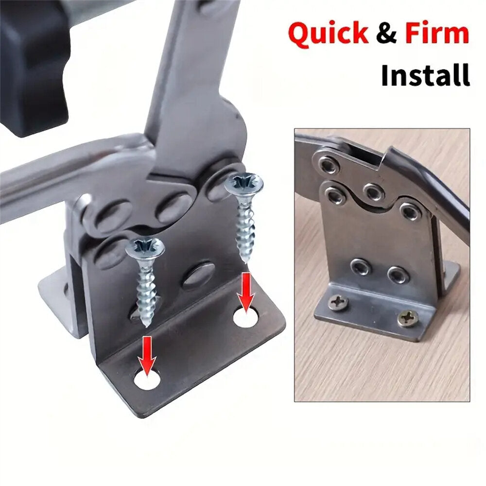 Stainless Steel Toggle Clamp - Quick-Release for Woodworking & Welding