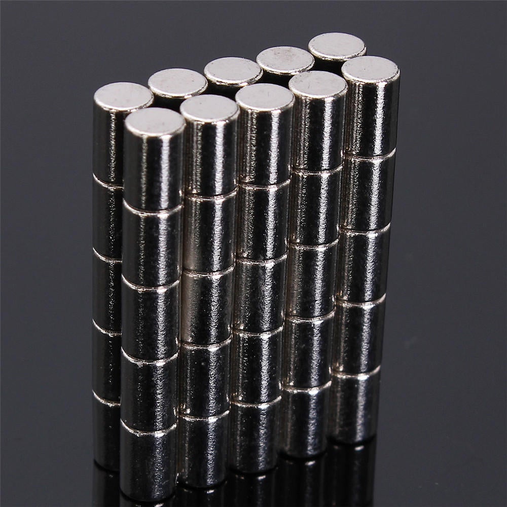 100pcs N52 Strong Cylinder Magnet Rare Earth Neodymium 4x6MM