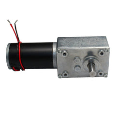 Double Shaft DC Motor 12V/24V 110rpm/220rpm Reduction Motor Worm Gear Gear Box Motor