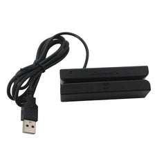 USB Magnetic Strip Card Reader 3 Tracks Mini Mag Hi-Co Swiper POS Reader