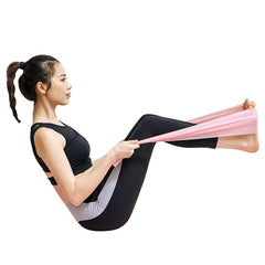 1.5M Anti-slip Yoga Stretch Elastic Strap Pilates Resistance Band Home Fitness Gym Exercise Tools