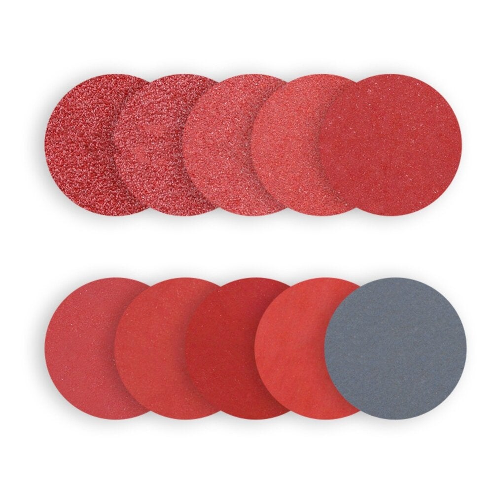 102pcs 3 Inch 75mm Sanding Disc Round Abrasive Dry Sandpaper with Back-up Pad for Polishing Cleaner Tools Sanding Paper