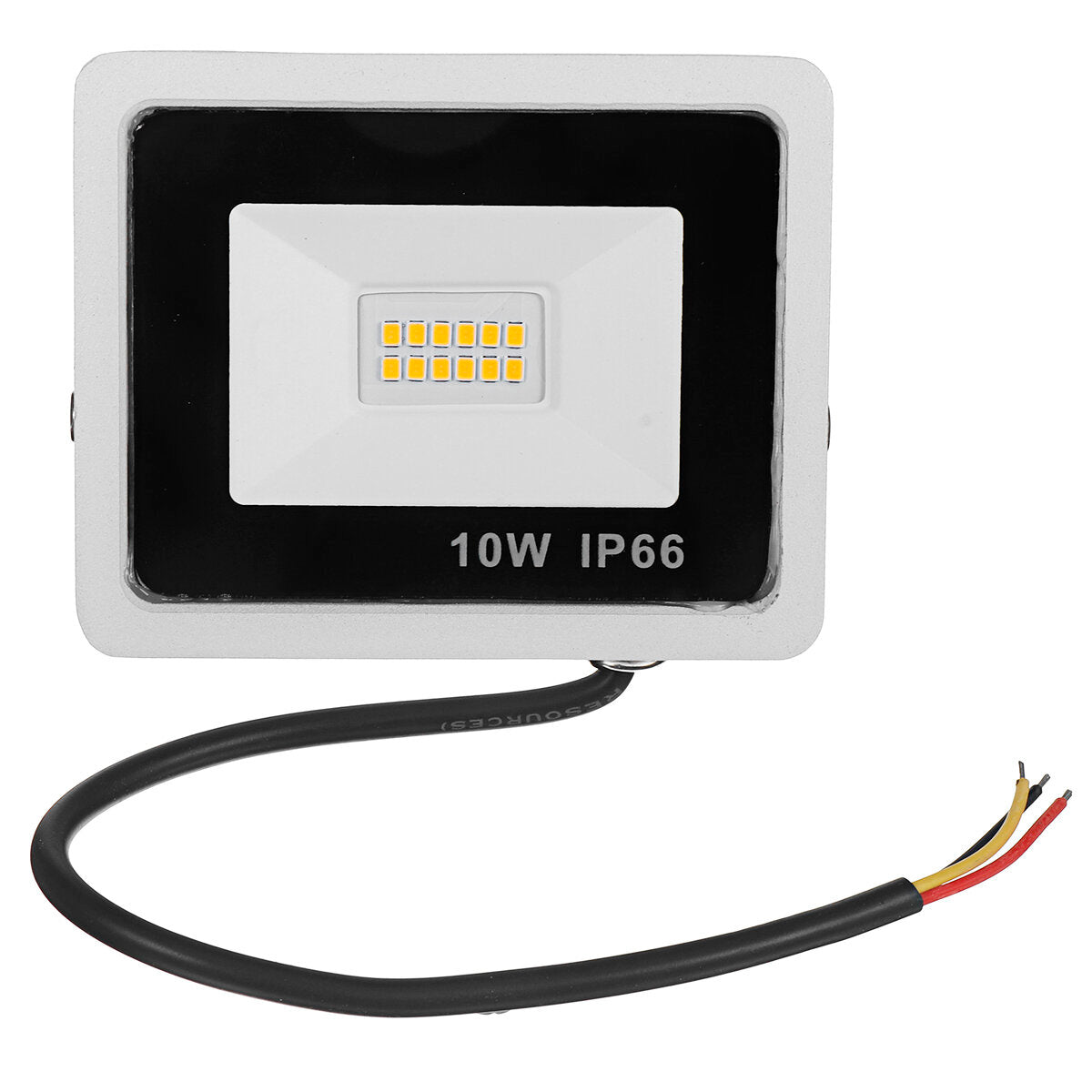 10/20/30/50/100/200W 3000K Sensor Flood Lamp IP66 Waterproof Camping Wall Light Garden Patio