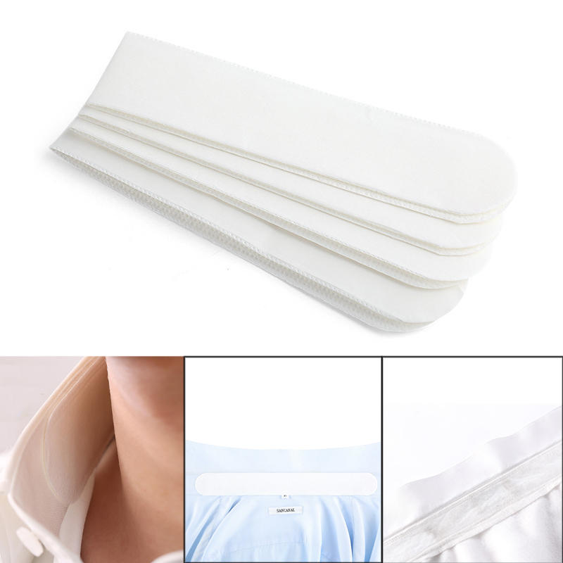 6Pcs/Bag Disposable Collar Guard Pads Travel Sport Portable Absorbing Sweat Pads