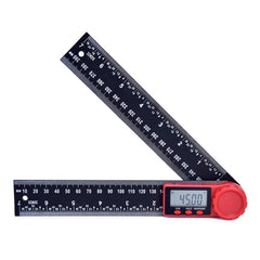 360° LCD Display Carbon Fiber Digital Angle Ruler Inclinometer Electron Goniometer Protractor Angle Finder Meter Measuring Tool