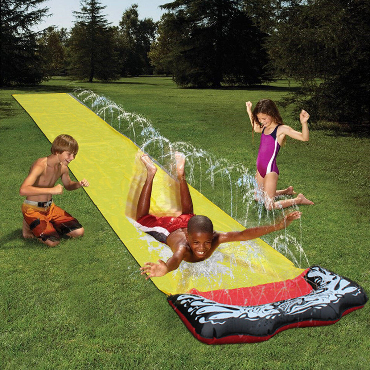 Single Sheet Sprinkler Surfboard Children's Waterslide Surfboard Outdoor Summer Water Play Toys