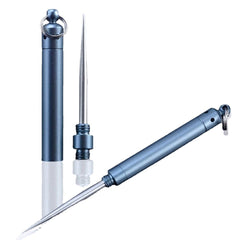 T-J17 Titanium Outdoor Edc Portable Multi-functional Toothpick Camping Tool Bottle Fruit ForkToothpick Tube