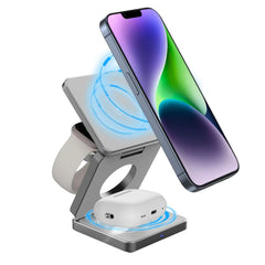 Magnetic Wireless Charger 15W/10W/7.5W/5W/2.5W Fast Charging for iPhone, Hui, Xiaomi, Apple Watch, AirPods