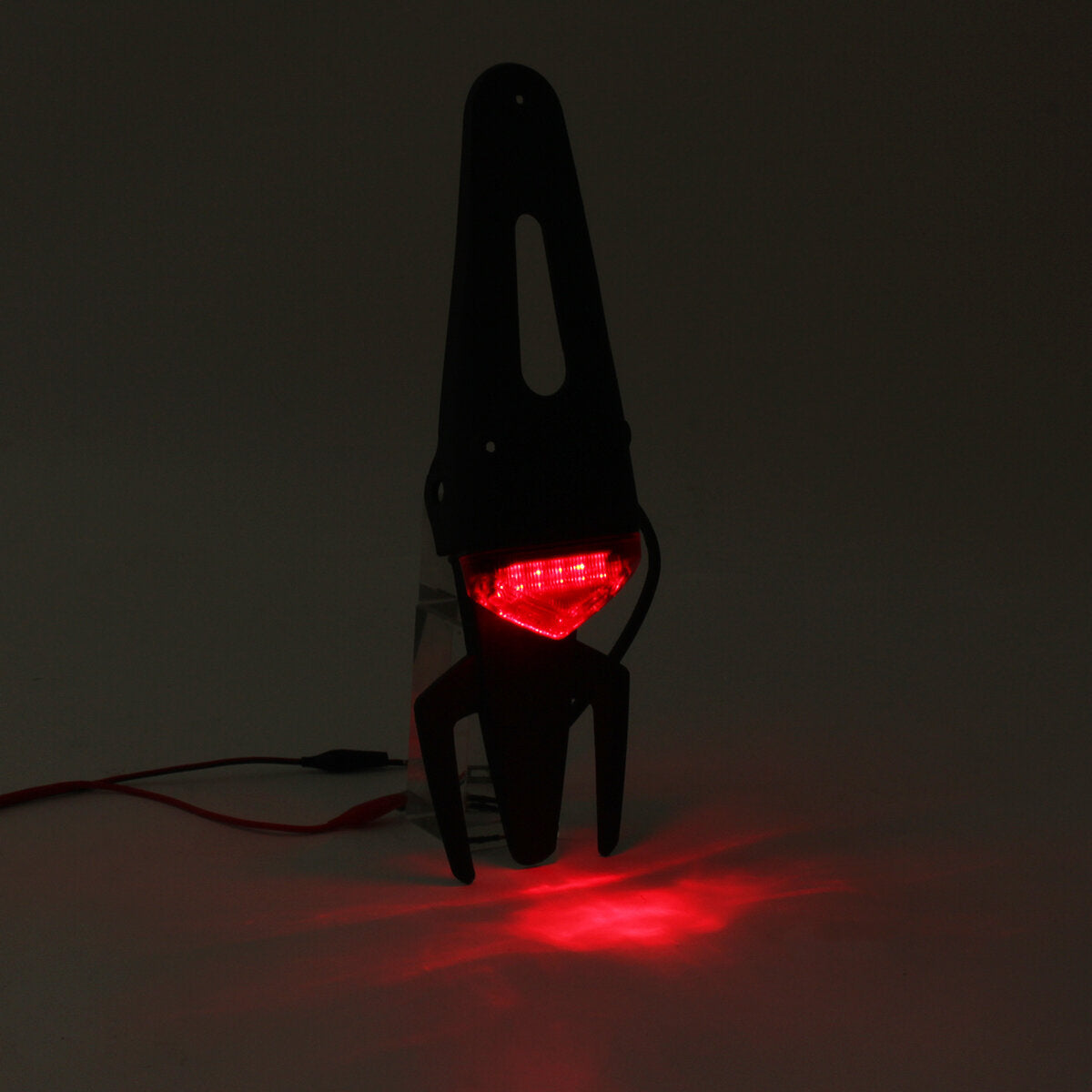 12V Motorcycle Dirt Bike ATV Fender 5 LED Brake Stop Rear Tail Light Universal