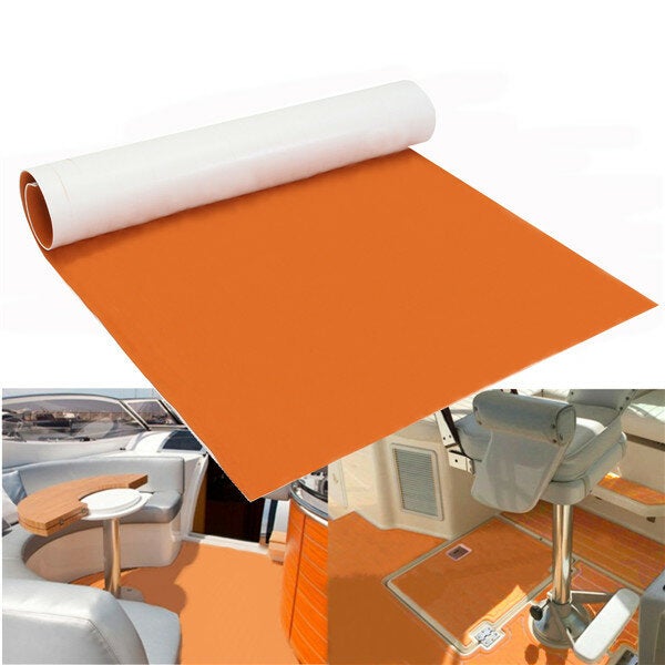 1200mmx2000x6mm EVA Foam Sheet Orange Marine Flooring Teak Boat Yacht Decking Sheet