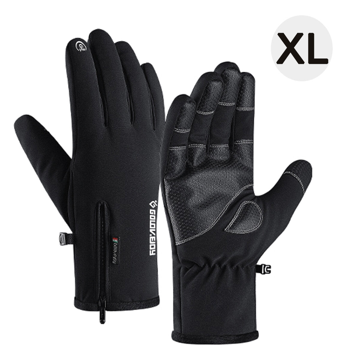Motorcycle Warm Driving Gloves Windproof Anti-slip Thermal Touch Screen Universal