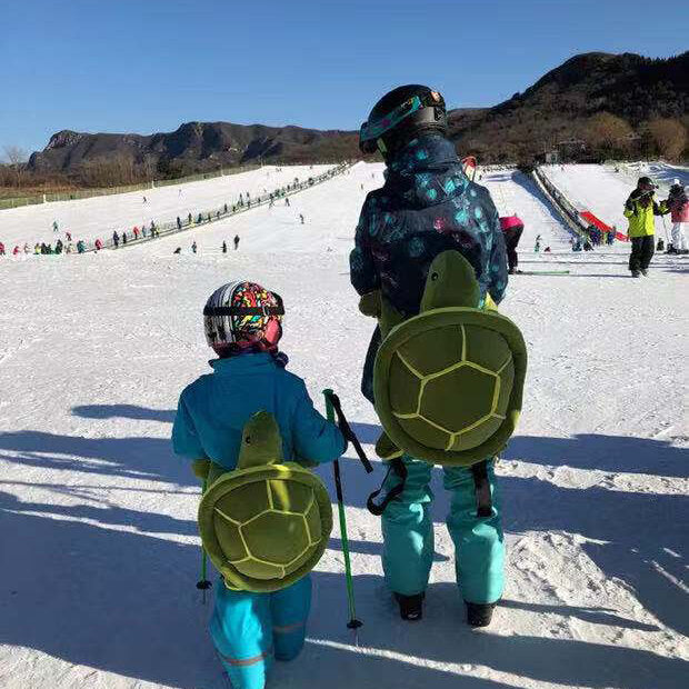 Multi-purpose Adult Ski Protective Equipment Cartoon Turtle Snowboard Hip & Knee Pad Cushion Toys