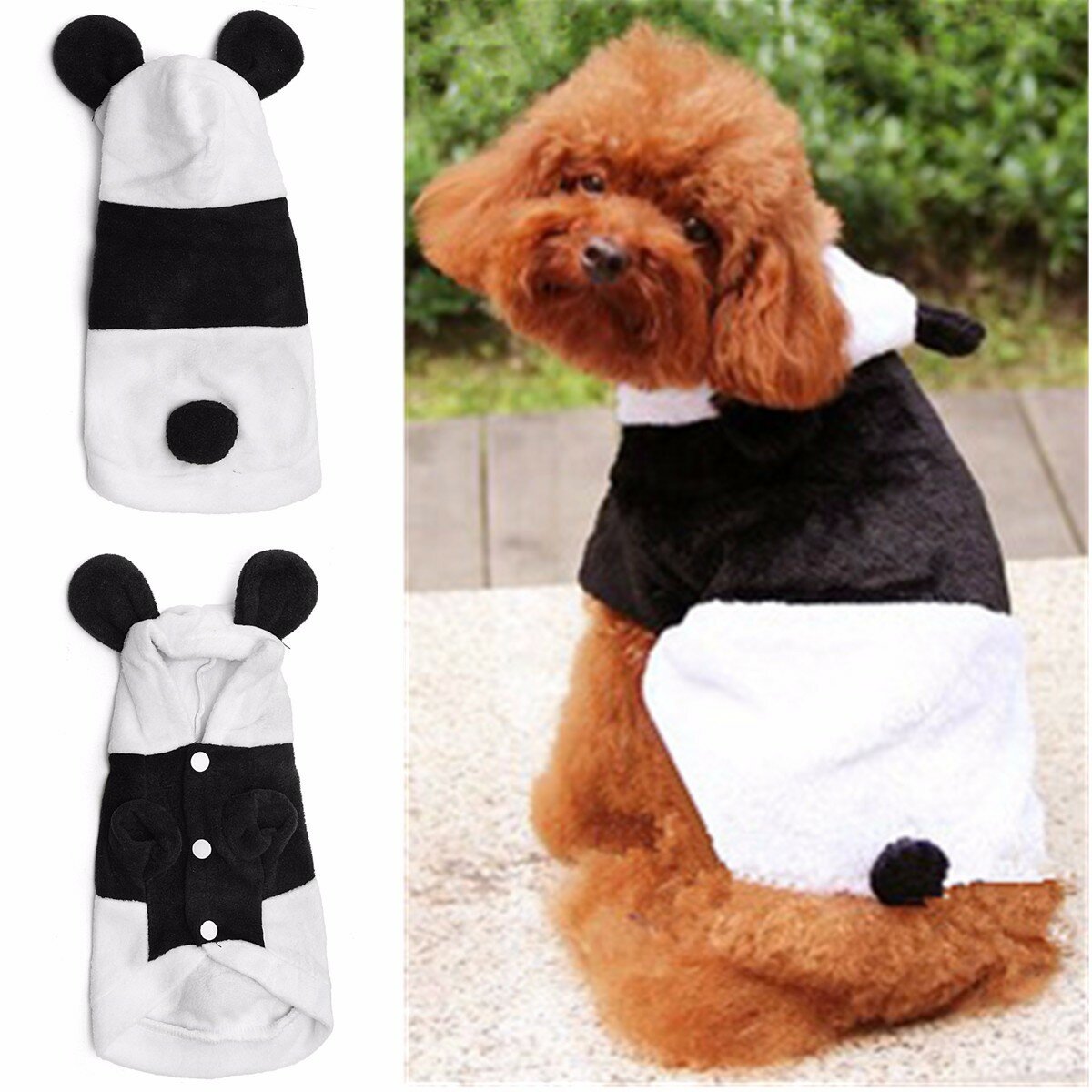 Hoodie Costume Dog Clothes Pet Jacket Coat Puppy Cat Costumes Apparel Winter