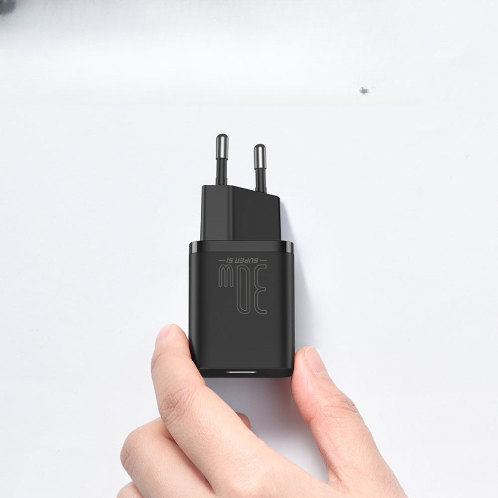 30W USB-C PD3.0 Fast Charger EU Plug for iPhone 15 14 Samsung S24 Xiaomi 14pro Hui Mate60