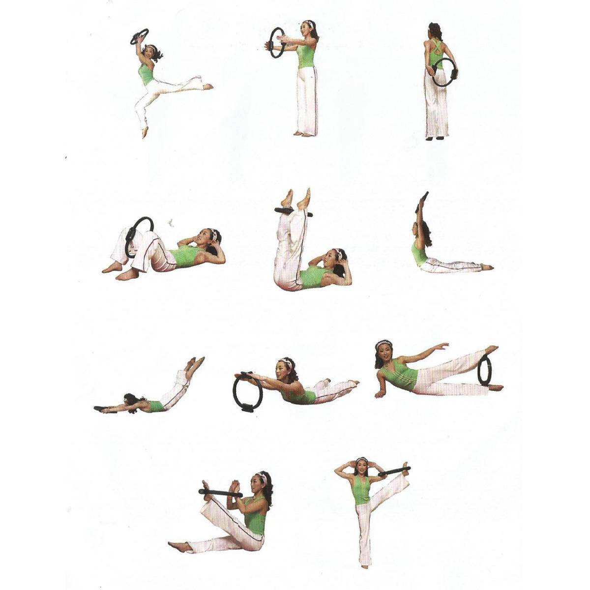 Dual Pilates Ring Body Beauty Sports Fitness Yoga Circle Yoga Exercise Tools