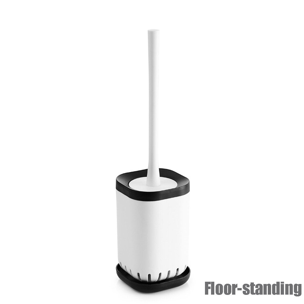 Home Toilet Brushes Holder Stand Guard Set Wall-mounted Bathroom Cleaning Tool