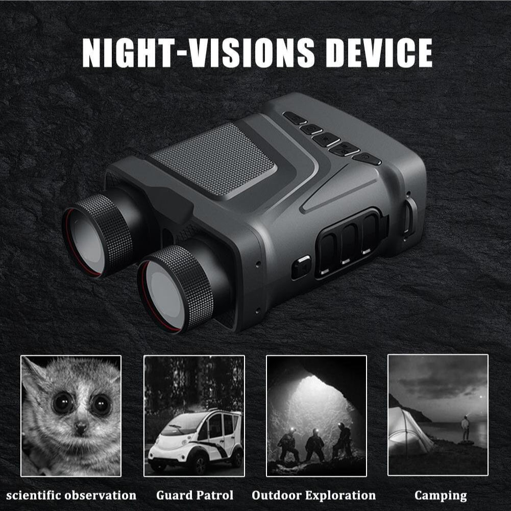 5x Digital Zoom Infrared Night Vision Binocular Telescope 1080p 300m for Outdoor Camping