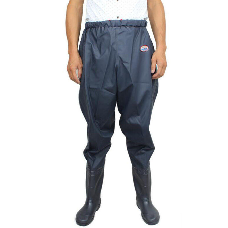 Unisex Waist Wading Pants Boots Overalls Waterproof Hunting Fishing Pants For Catching Fish