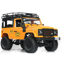 1/12 2.4G 4WD RC Car w/ Front LED Light 2 Body Shell Roof Rack Crawler Off-Road Truck RTR Toy