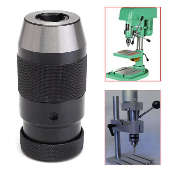 1/32-5/8 Inch JT33 Mount Keyless Chuck 1-16mm Heavy Duty Drill Press Keyless Chuck