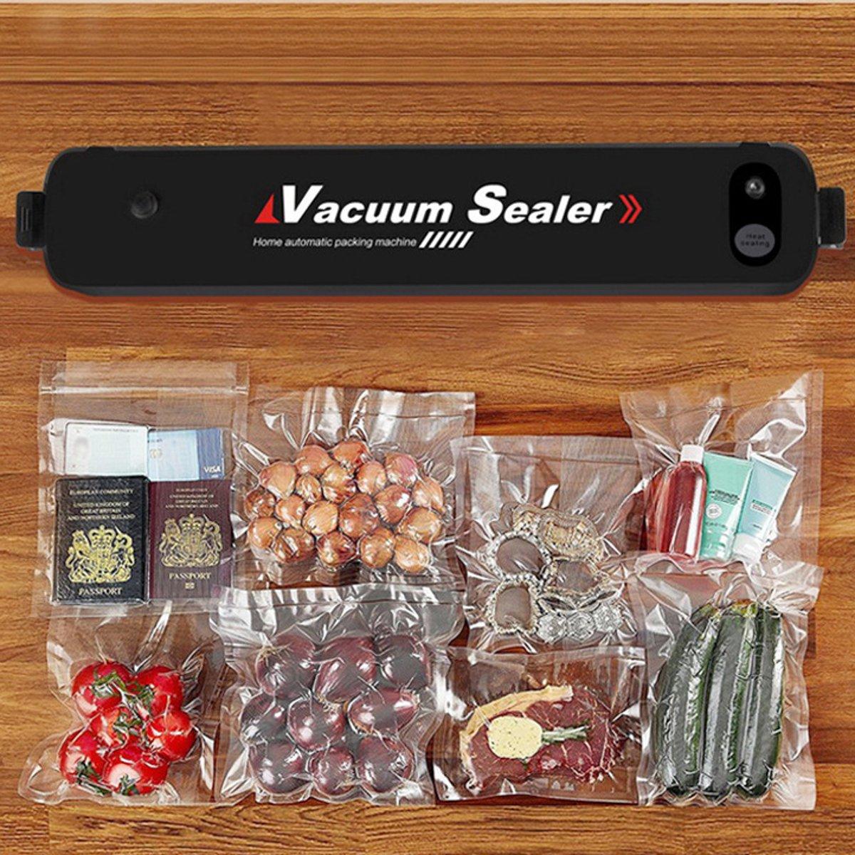 90W Automatic Vacuum Fresh Food Sealer Package Sealing Machine+15 Bags