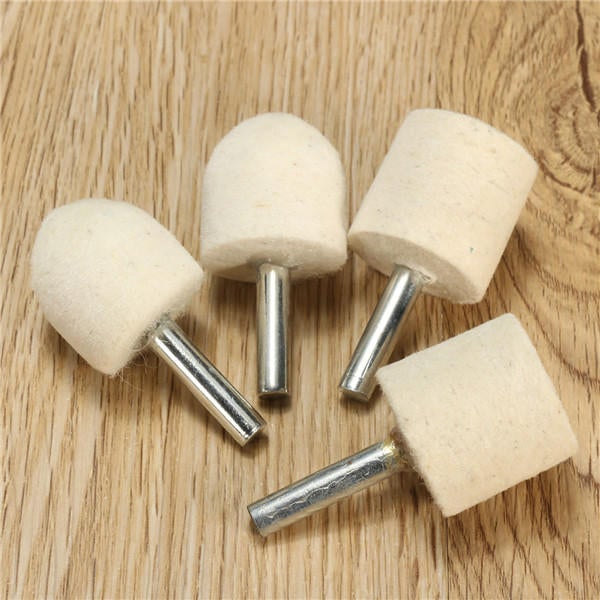 4pcs Wool Polishing Buffing Wheel For Final Polishing Process Working Tool