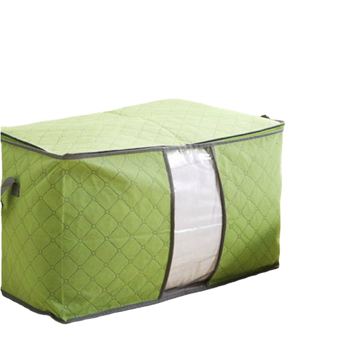 High Capacity Clothes Quilts Storage Bag Folding Organizer Bags Bamboo Portable Storage Container